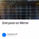 2nd post on Mirror