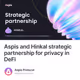 Aspis and Hinkal strategic partnership for privacy in DeFi