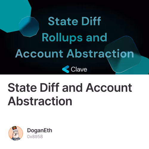State Diff and Account Abstraction