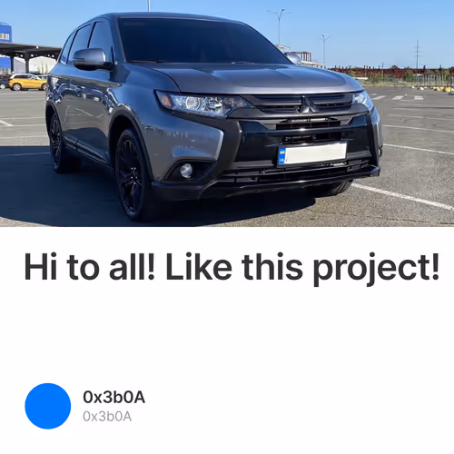 Hi to all! Like this project!