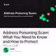 Address Poisoning Scam: What You Need to Know and How to Protect Yourself