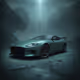 Sport car in neptune landscape