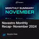 Novastro Monthly Recap- November 2024