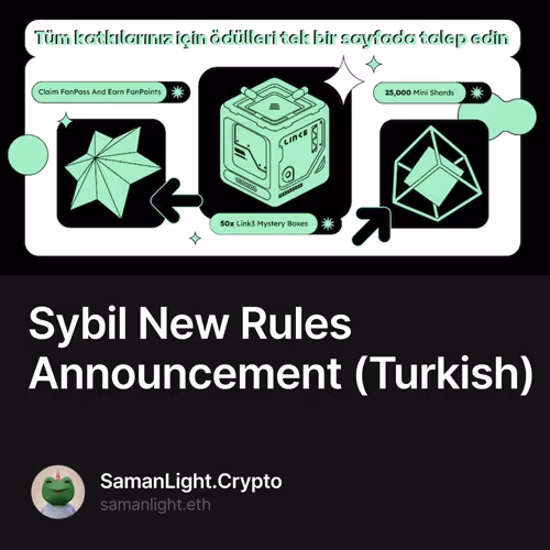Sybil New Rules Announcement (Turkish)