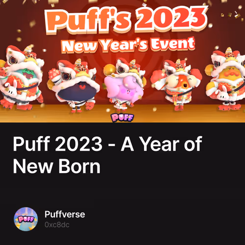 Puff 2023 - A Year of New Born