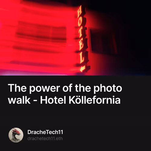 The power of the photo walk - Hotel Köllefornia