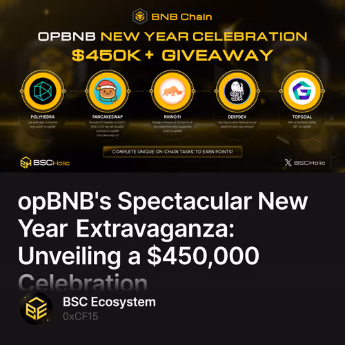 opBNB's Spectacular New Year Extravaganza: Unveiling a $450,000 Celebration