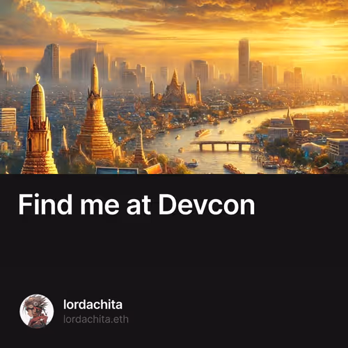 Find me at Devcon