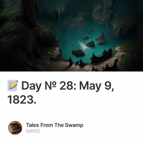 📝 Day № 28: May 9, 1823.