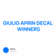 GIULIO APRIN DECAL WINNERS