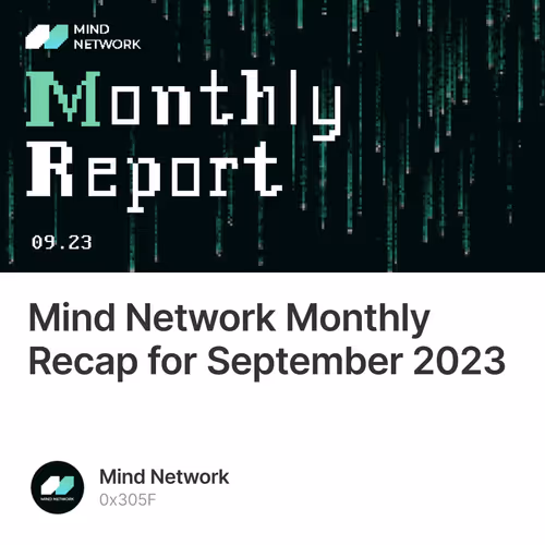 Mind Network Monthly Recap for September 2023