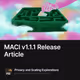 MACI v1.1.1 Release Article