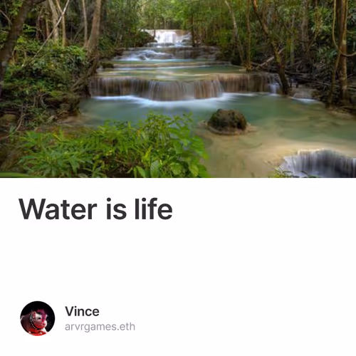 Water is life