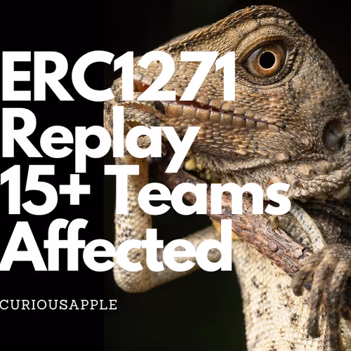 ERC1271 Replay - 15+ Teams Affected