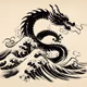 Dragon colored paper