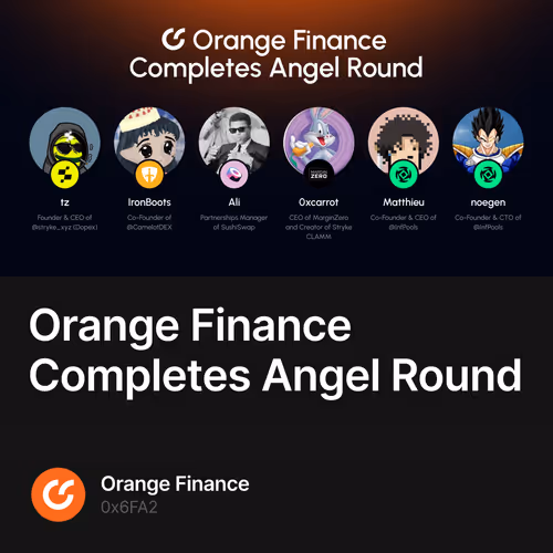 Orange Finance Completes Angel Round