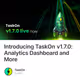 Introducing TaskOn v1.7.0: Analytics Dashboard and More