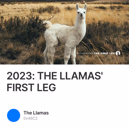 2023: THE LLAMAS' FIRST LEG
