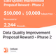 Data Quality Improvement Proposal Reward - Phase 2