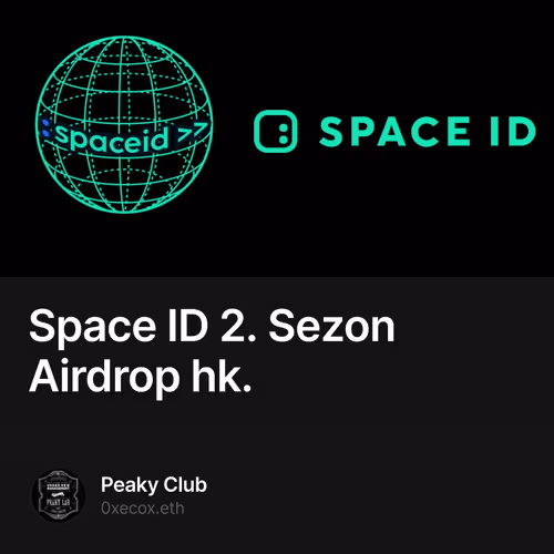 Space ID 2. Sezon Airdrop hk.