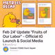 Feb 24' Update "Fruits of Our Labor" - Official IG Launch & Social Media Metrics