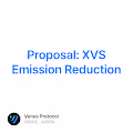 ⚡️Proposal: XVS Emission Reduction