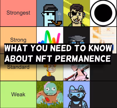 What you need to know about NFT permanence