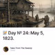 📝 Day № 24: May 5, 1823.