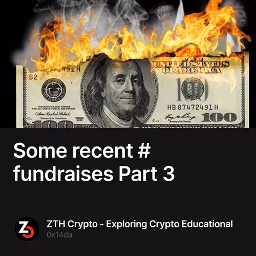 Some recent #fundraises Part 3