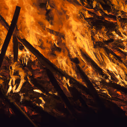 burning path