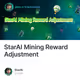 StarAI Mining Reward Adjustment
