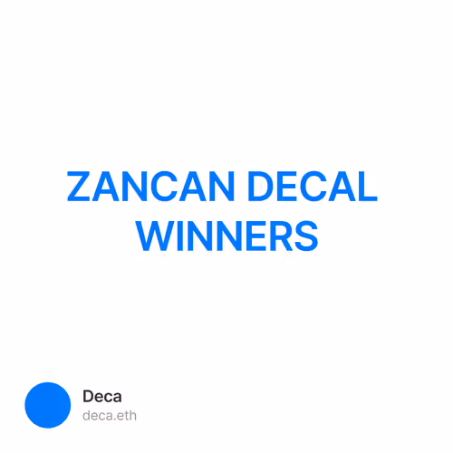 ZANCAN DECAL WINNERS