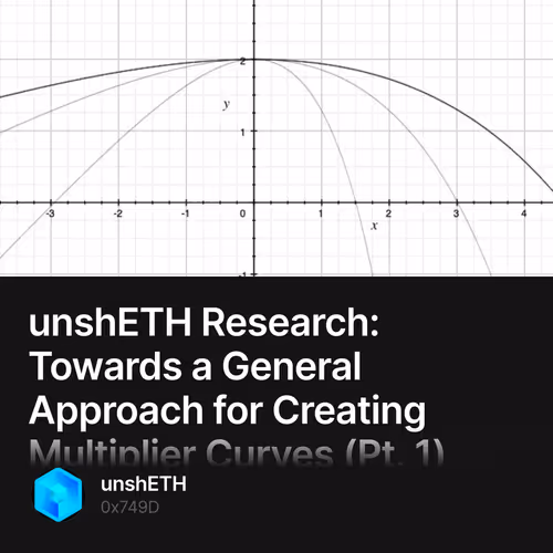 unshETH Research: Towards a General Approach for Creating Multiplier Curves (Pt. 1)