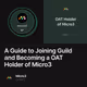 A Guide to Joining Guild and Becoming a OAT Holder of Micro3