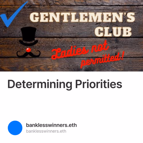 Determining Priorities