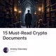 15 Must-Read Crypto Documents