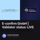E-confirm GmbH | Validator status: LIVE