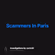 Scammers In Paris