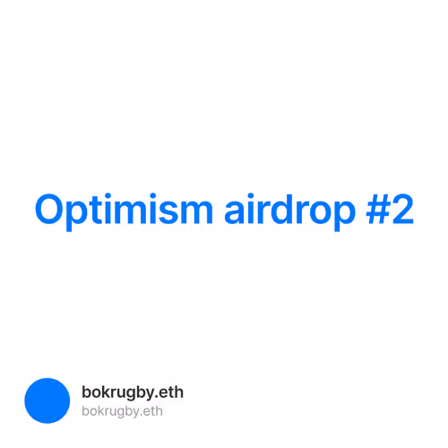 Optimism airdrop #2