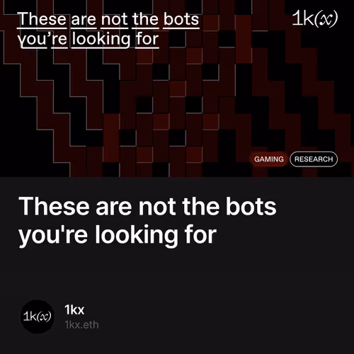 These are not the bots you're looking for