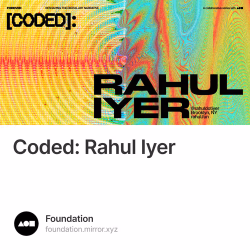 Coded: Rahul Iyer