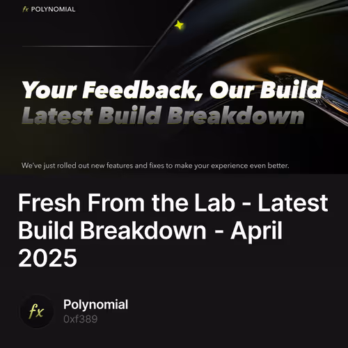 Fresh From the Lab - Latest Build Breakdown - April 2025