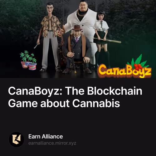 CanaBoyz: The Blockchain Game about Cannabis