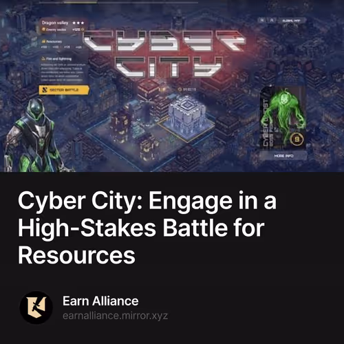 Cyber City: Engage in a High-Stakes Battle for Resources