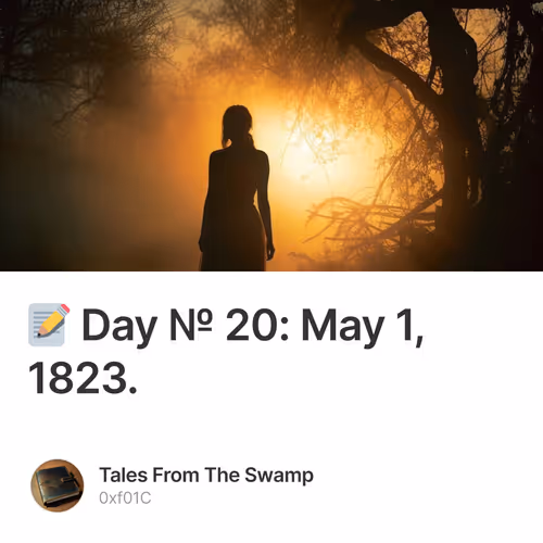 📝 Day № 20: May 1, 1823.