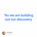 As we are building out our discovery