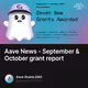 Aave News - September & October grant report