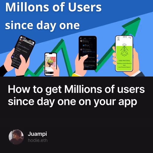 How to get Millions of users since day one on your app