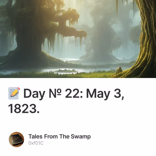 📝 Day № 22: May 3, 1823.