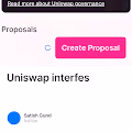 Uniswap interfes